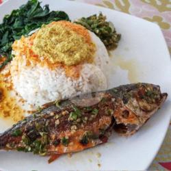 Nasi Ikan Tuna Cabe Hijau/merah