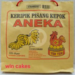 Keripik Pisang Aneka Rasa Strawberry