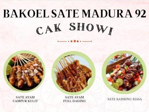 Warung Sate Madura 92 Cak Showi., Pinang