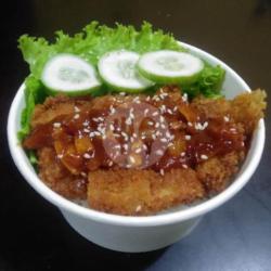 Rice Bowl Chicken Katsu Saos Barbeque