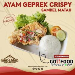 Paket Ayam Geprek Crispy Sambel Matah