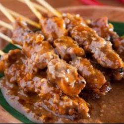 Sate Ayam 10 Tusuk Tanpa Kulit Campur Bumbu Kecap