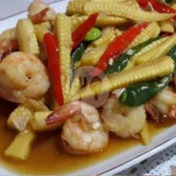 Udang Cah Jagung Muda