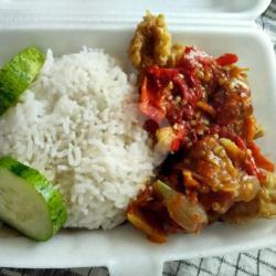 Nasi Ayam Krispy Sambal Terasi