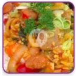 Kwetiaw Goreng Sosis