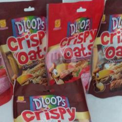 Dloop Crispy Oats Choco/strawbery 100gr (10pcs)