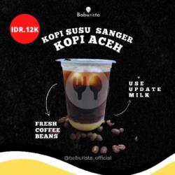 Kopi Aceh (es Kopi Susu Sanger)