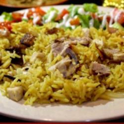 Nasi Kabsah Kambing Rempah Arab