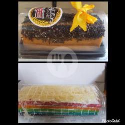 Rainbow Cake   Bolu 3 Rasa Mini