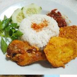 Sambelan Ayam Tempe Tahu Nasi