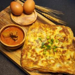 Martabak Prata Telor Bawang Triple ( 3 Telor )