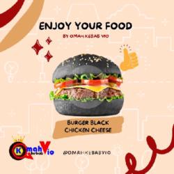 Burger Black Chicken Chesee