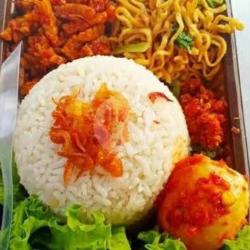 Nasi Campur Telur Bali/dadar/ceplok