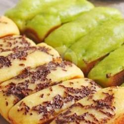 Kue Pukis Pandan Coklat