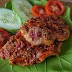 Ayam Geprek Cabe Belacan Nasi