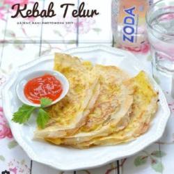 Kebab Telur Kulit Lumpia Isi Sayur