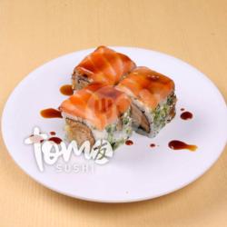 Salmon Inari Tuna Salad Maki