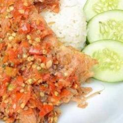 Nasi Telor Dadar Sambel Girang