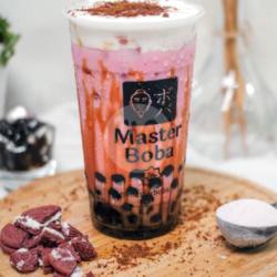 Master Boba Red Velvet Large Gratis Creamchese