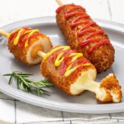 Corn Dog Mozarella Saus Keju Kecil