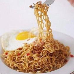 Mie Geprek Pedes Poll Telor