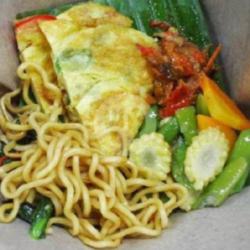 Nasi Campur Mie Kuning Telor Dadar