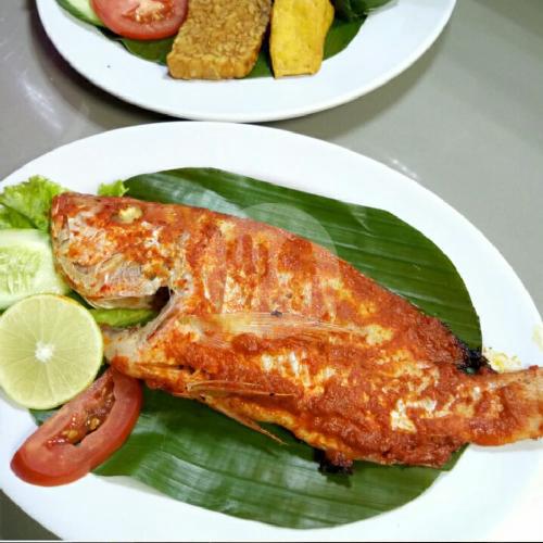 Nasi Timbel Kakap Bakar