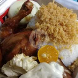 Ayam Kremess   Nasi