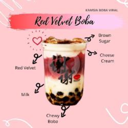 Kamsia Boba Red Velvet