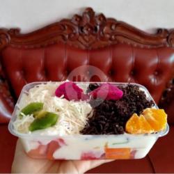 Salad Buah Large Topping Keju Coklat