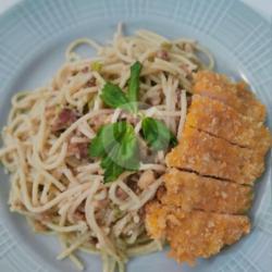 Spaghetti Chiken Katsu