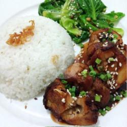 Nasi Ayam Bakar Bumbu Teriyaki