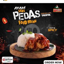 Ayam Saus Pedas (paha Bawah /sayap)