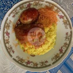 Nasi Kuning Telur   Ayam