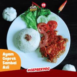 Nasi   Ayam Geprek Sambal Asli