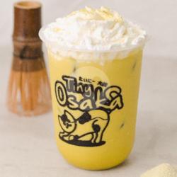 Ice Green Tea Latte Whipped Cream