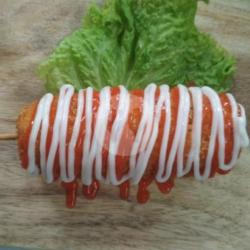 Corndog(sosis Mozzarella) Saos Tomat