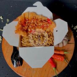 Mie Chicken Katsu Sambel Korek