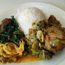 Nasi Ayam Balado Hijau