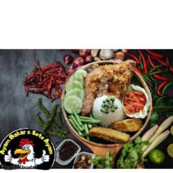 Nasi   Ayam Goreng   Tahu Tempe