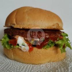 Burger Edam Daging Grill