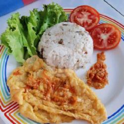 Nasi Sambelan Telur Dadar