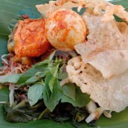 Nasi Pecel   Telur Bali/dadar/ceplok