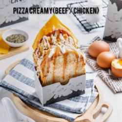 Beef Pizza Creamy