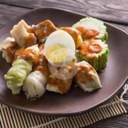 Siomay Campur Pakai Telor