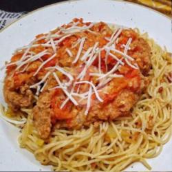 Spagheti Ayam Geprek