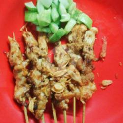 10 Tusuk Sate Ayam Asin Pedas