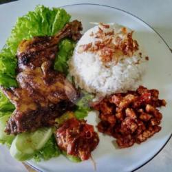 Nasi Rames Ayam Bakar