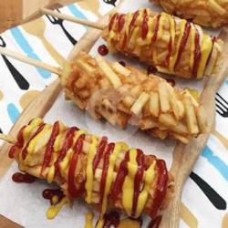 Hotang  - Hotdog Kentang Saus Keju 1pcs