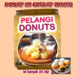 Donat Pelangi Coklat Isi 24